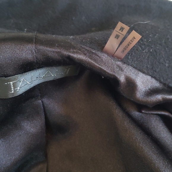 Tahari trench coat black Medium - Picture 10 of 15